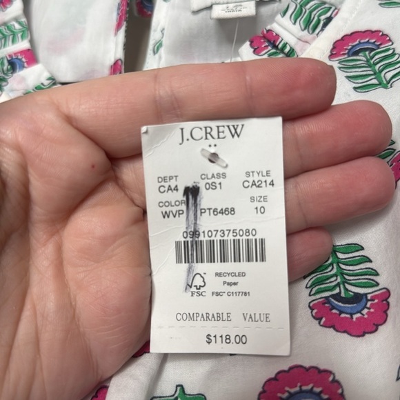 J. Crew Factory Flutter Sleeve Mini Dress - Picture 4 of 9